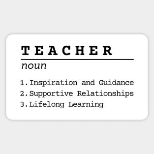 Cool Teacher Definition Sticker